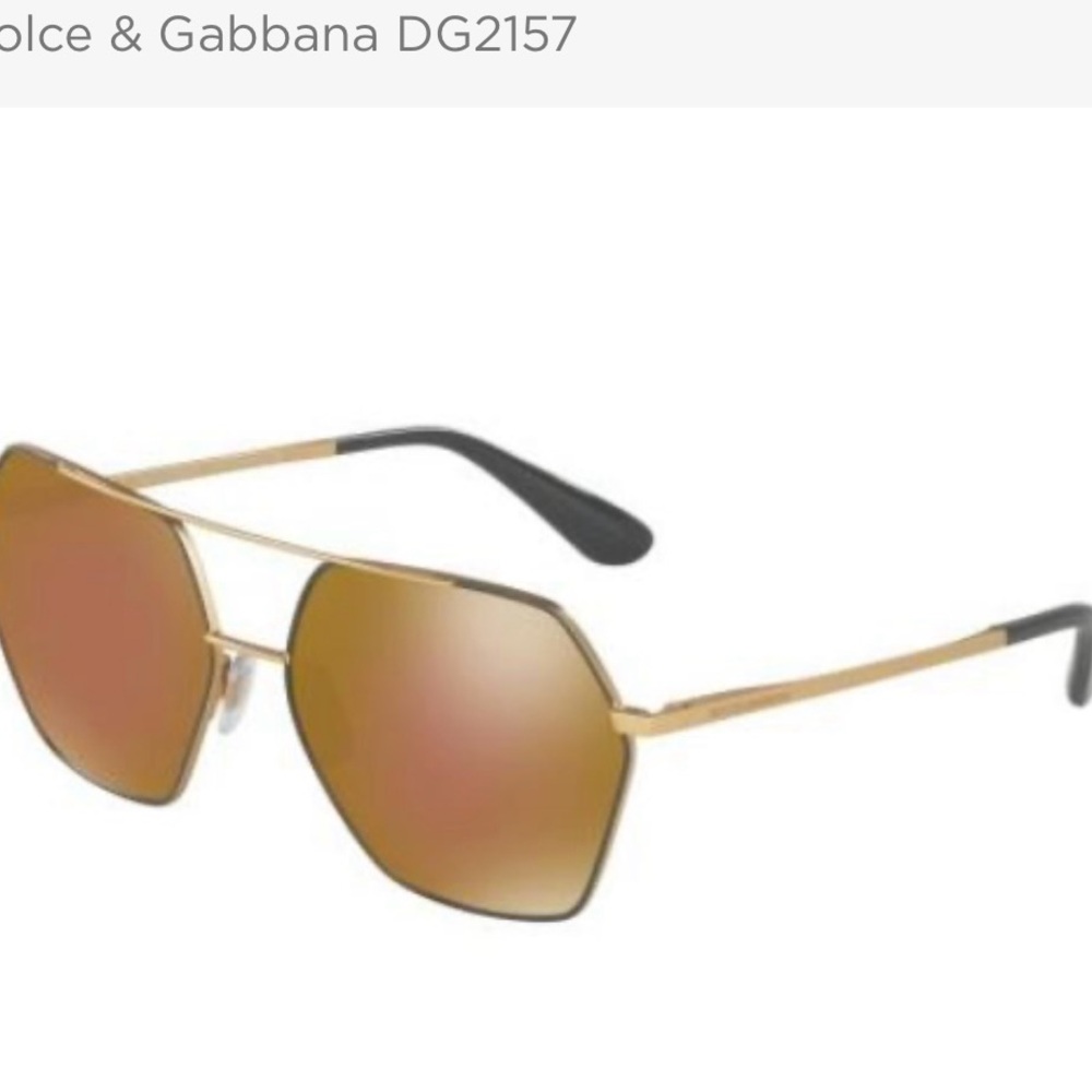Dolce & Gabbana Gold Sunglasses